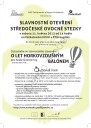 Slavnostn oteven Stedoesk ovocn stezky foto-letak hra - otevreni